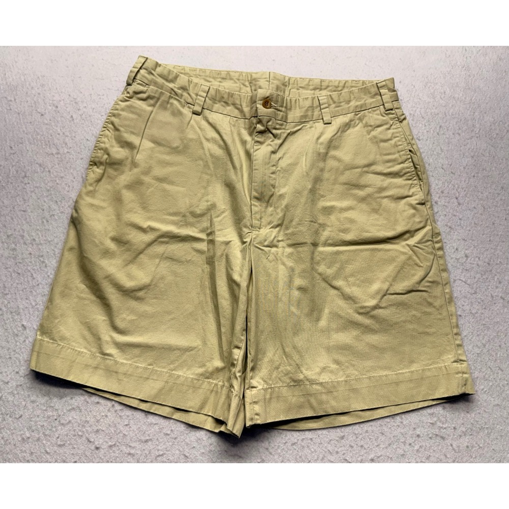 Bills Khakis Mens Relaxed Fit Tan Cotton Shorts Made in USA Size 37